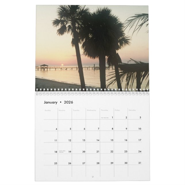 Key West Beauty by Scott S. Jones Calendar (Jan 2026)