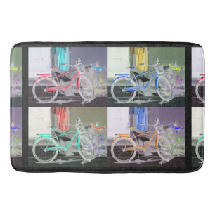 Key West Bicycle Bath Mat