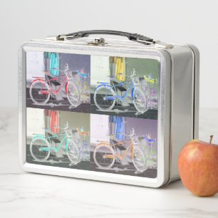 Key West Bicycle Metal Lunch Box