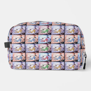 Key West Bicycle Pattern Dopp Kit