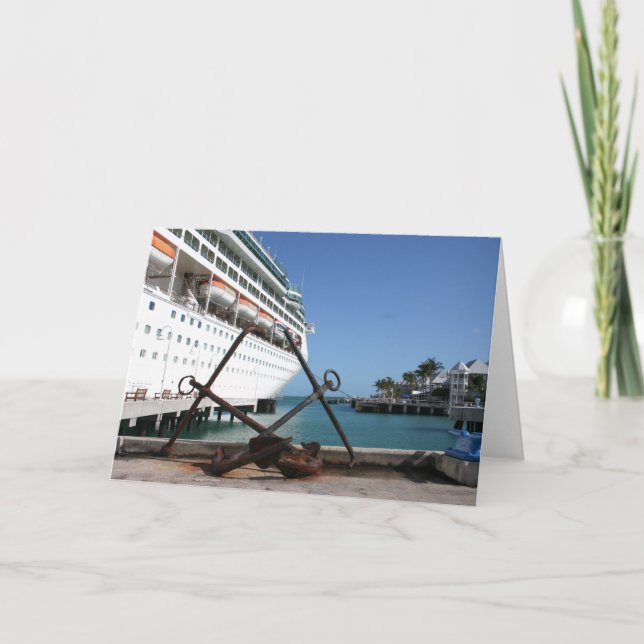 Key West - Blank Greeting Card (Front)