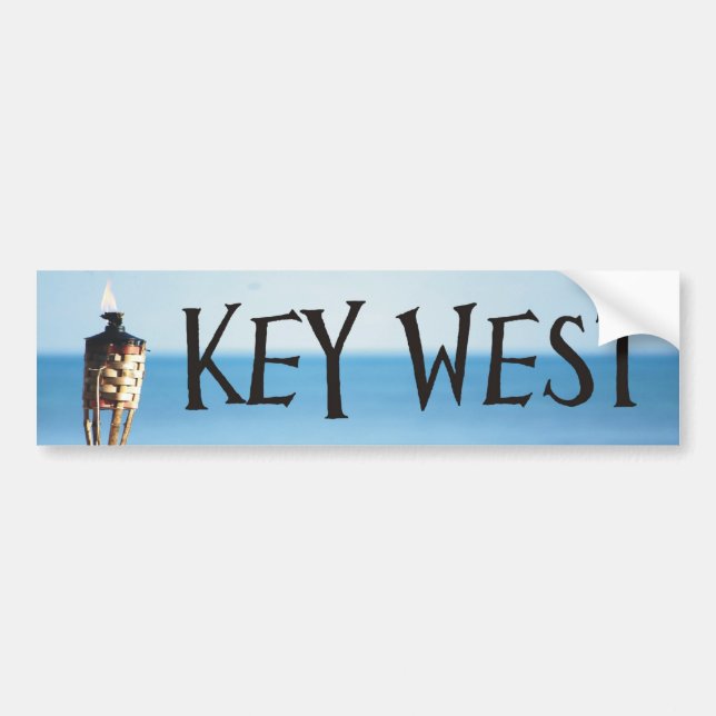 Key West Bumper Sticker (Front)