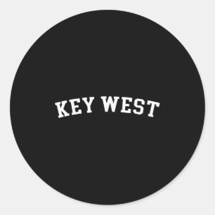 Key West Classic Round Sticker