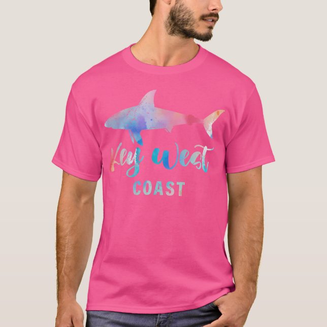 Key-West Coast Shark Scuba Diving Florida Keys T-Shirt (Front)