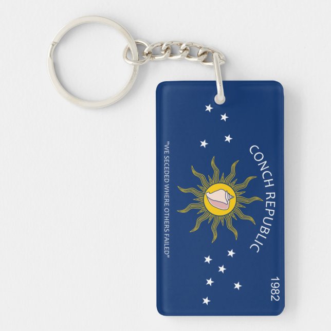 KEY WEST - CONCH REPUBLIC, FL KEY RING (Front)