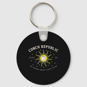 Key West Conch Republic Florida Scuby Fishing Gift Ring