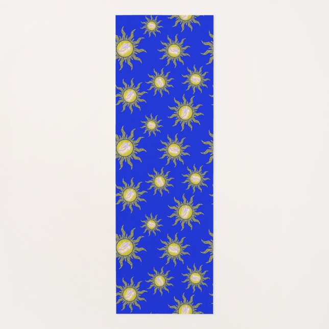Key West Conch Republic Sun Summer Beach Yoga Mat (Front)