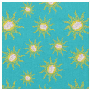 Key West Conch Republic Sun Summer Fabric