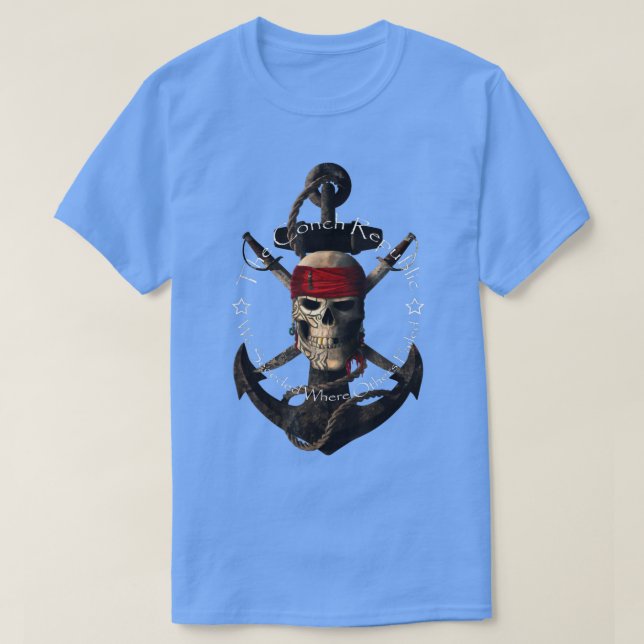 Key West Conch Republic We Seceded Where Others Fa T-Shirt (Design Front)