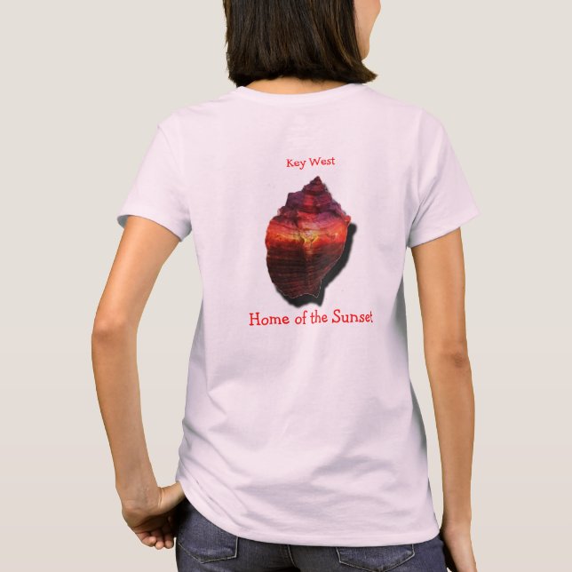 Key West Conch sunset shirt (Back)