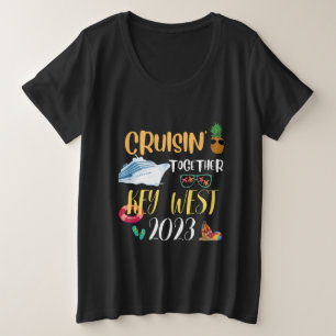 key west Cruise 2025 Family Friends Group Travel Plus Size T-Shirt