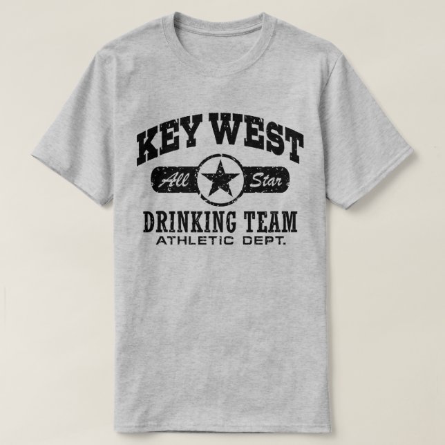 Key West Drinking Team T-Shirt (Design Front)