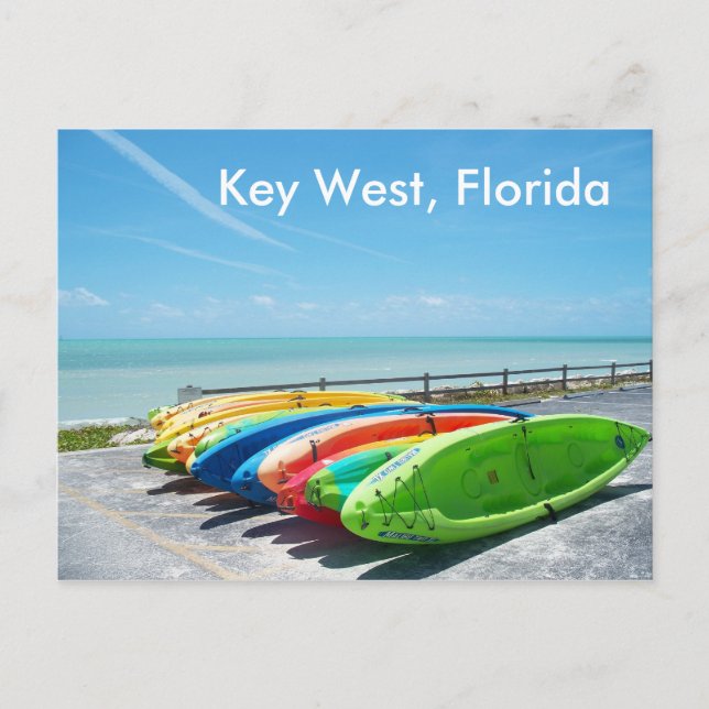 Key West Florida Beach Ocean Postcard Photo (Front)