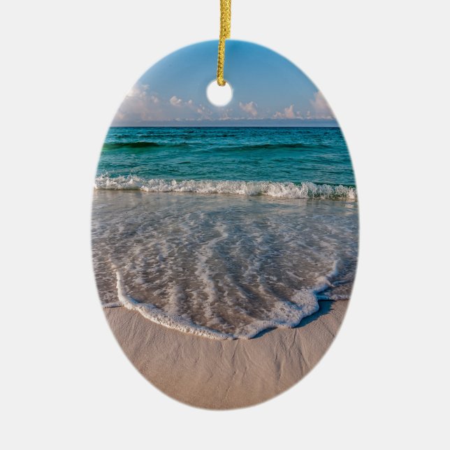 key west florida ceramic tree decoration (Front)