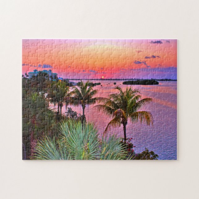 Key West Florida.Christmas Greetings Jigsaw Puzzle (Horizontal)