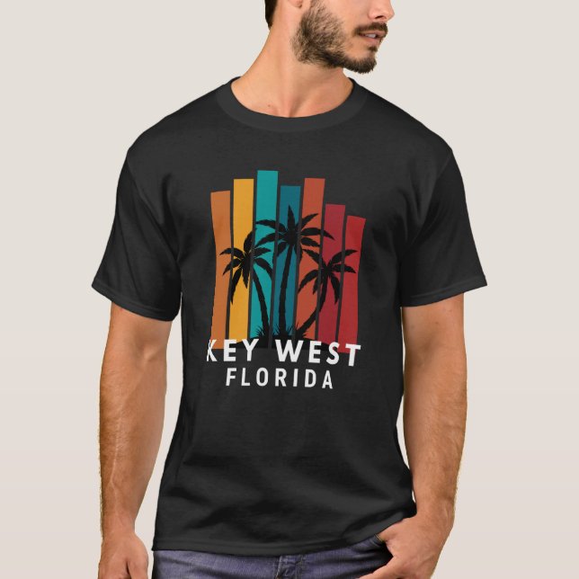 Key West Florida Family Vacation Beach Tropical T-Shirt (Front)