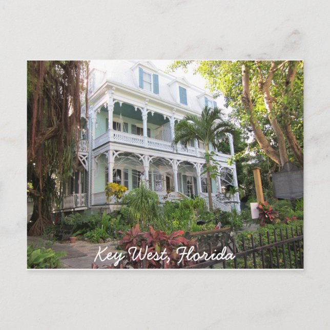 Key West Florida Home Postcard (Front)