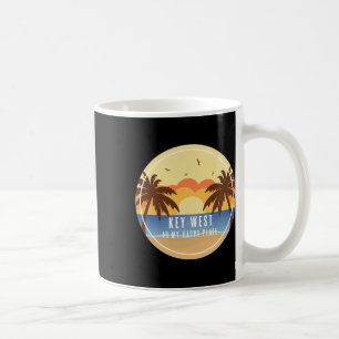 Key West Florida Is My Happy Place Fun Beach Vacat Coffee Mug