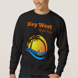 Key West Florida Keys Tropical Mermaid Vacation So Sweatshirt