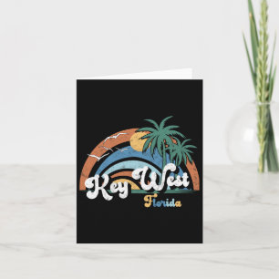 Key West Florida Miami Vibes Beach Sunshine State  Card