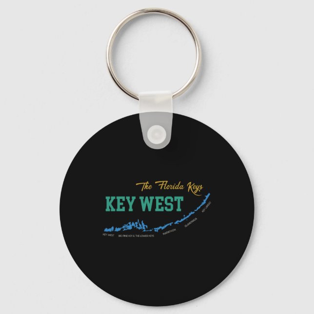 Key West Florida Miami Vibes Beach Sunshine State  Ring (Front)