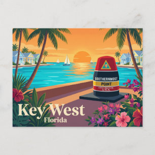 Key West Florida Postcard