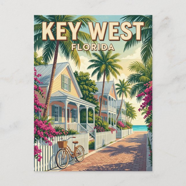 Key West Florida Postcard (Front)