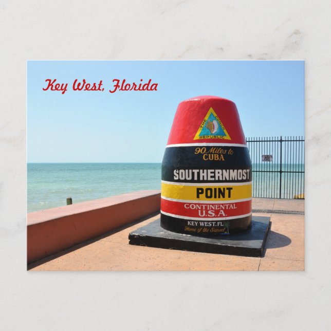 Key West Florida Postcard (Front)