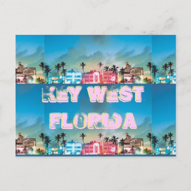 KEY WEST, Florida Postcard (Front)