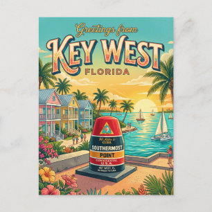 Key West Florida Postcard