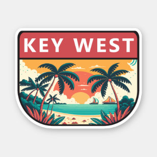Key West Florida Retro Emblem