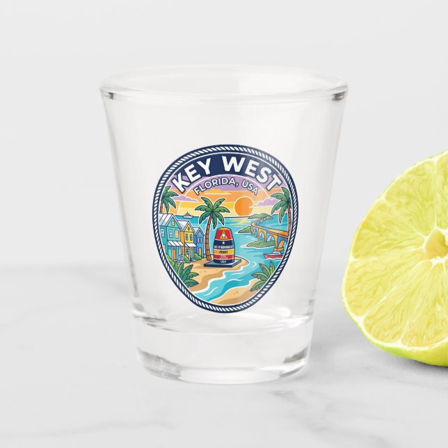 Key West Florida Shot Glass (Front)