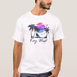 KEY WEST FLORIDA Spring Break Vacation Retro Vinta T-Shirt
