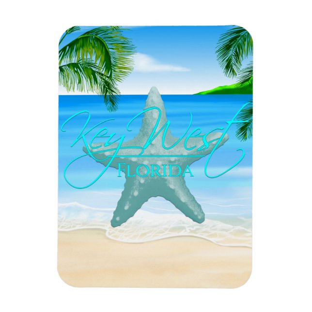 Key West Florida Starfish Magnet (Vertical)