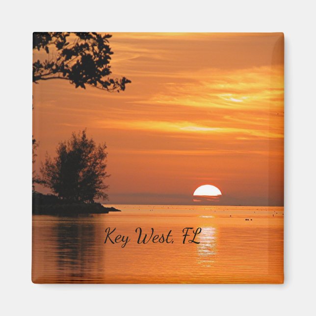 Key West, Florida sunset Magnet (Front)