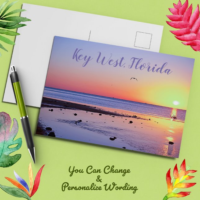 Key West Florida Sunset Postcard (Creator Uploaded)