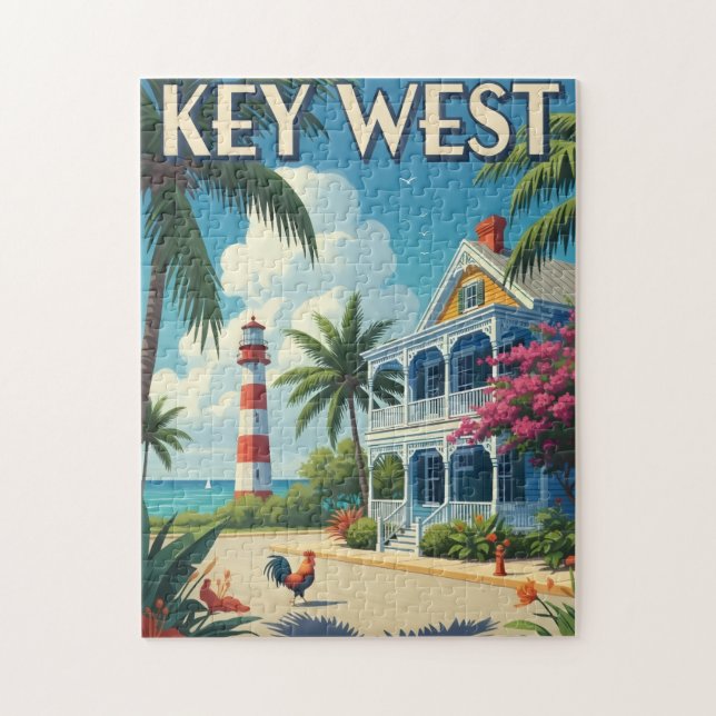 Key West Florida Travel Jigsaw Puzzle (Vertical)
