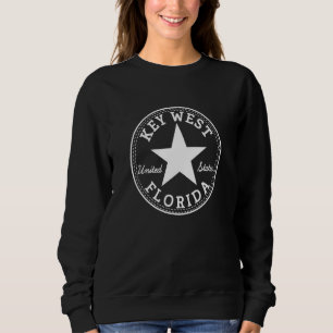 Key West Florida Usa Bald Eagle Beach Surfer Holid Sweatshirt