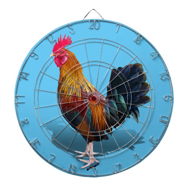 Key West - Gypsy Rooster Dartboard (Front)