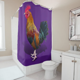 Key West - Gypsy Rooster Shower Curtain