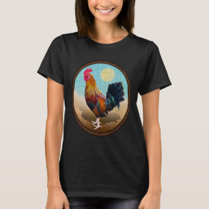 Key West - Gypsy Rooster Vintage Oval T-Shirt