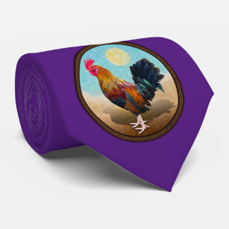 Key West - Gypsy Rooster Vintage Oval Tie