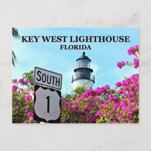 Key West Lighthouse, Florida Postcard