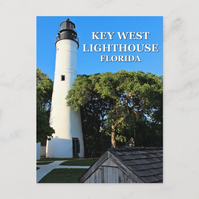 Key West Lighthouse, Florida Postcard (Front)