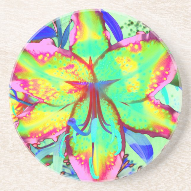 Key West Lily Coaster (Front)