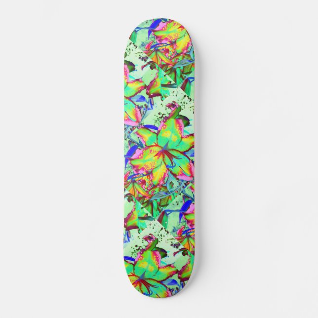 Key West Lily Skateboard (Front)