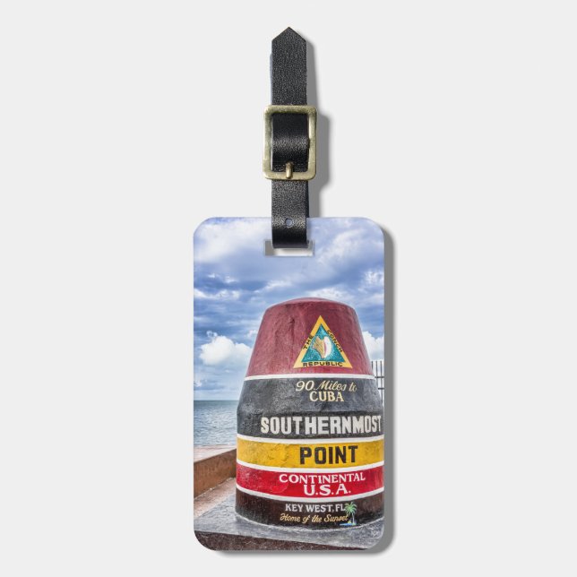 Key West Luggage Tag (Front Vertical)