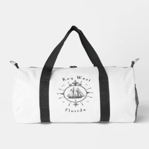 Key West Nautical Sailing Compass Cruising Sailor Duffle Bag