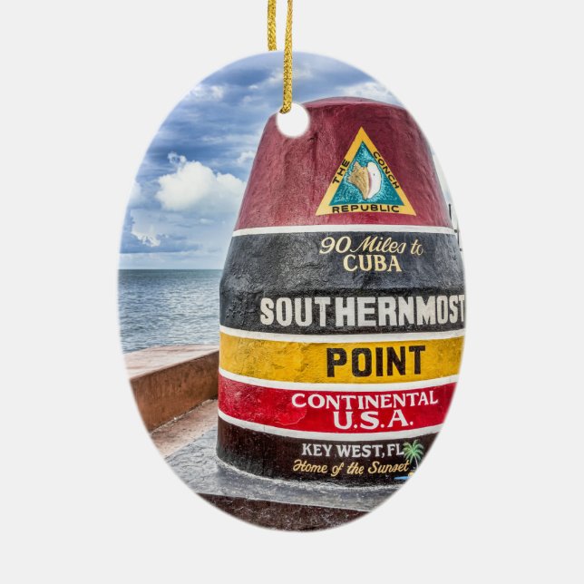 Key West Ornament (Back)