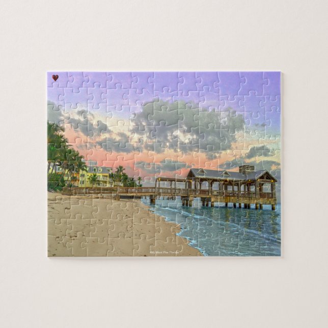 Key West Pier Florida Jigsaw Puzzle (Horizontal)